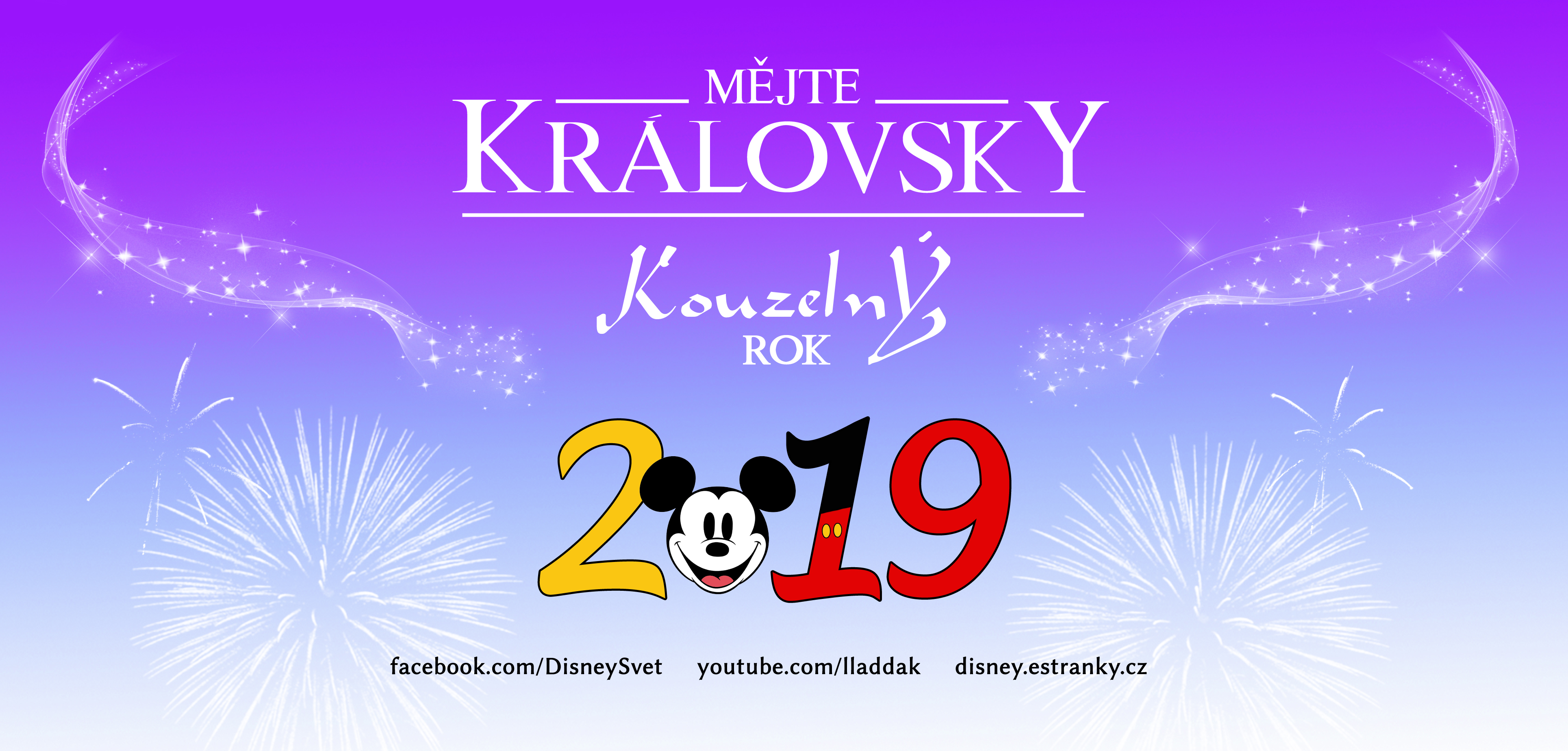 Královsky kouzelný rok 2019 přejí Disney stránky